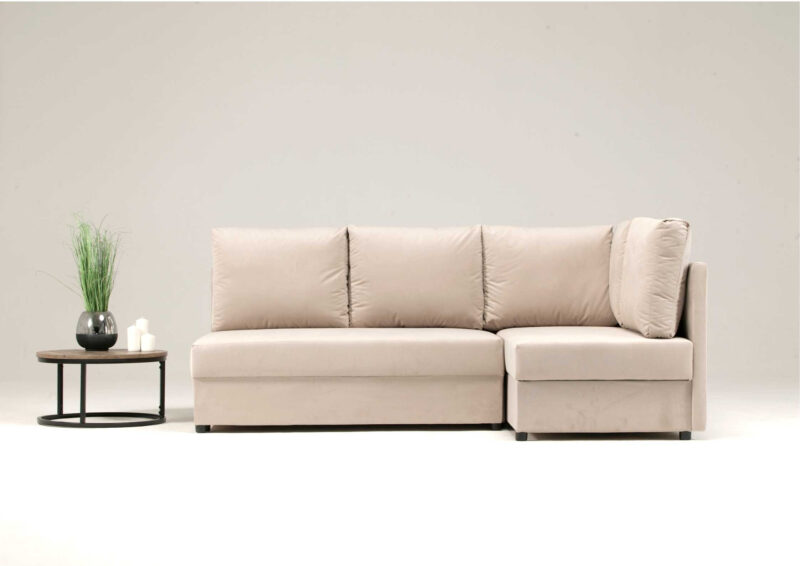 Prawa rogówka rozkładana MOBO kanapa narożna narożnik