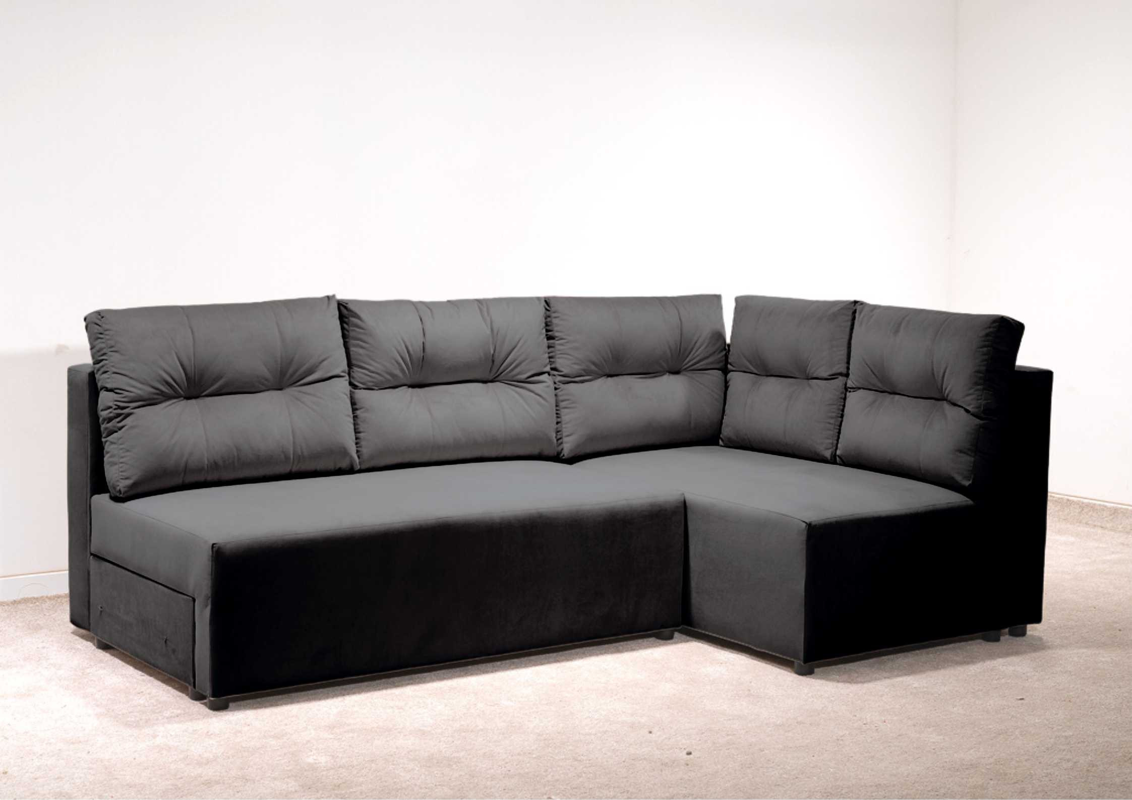 Prawa rogówka rozkładana z pikowanymi poduszkami PONO L - obrazek 8