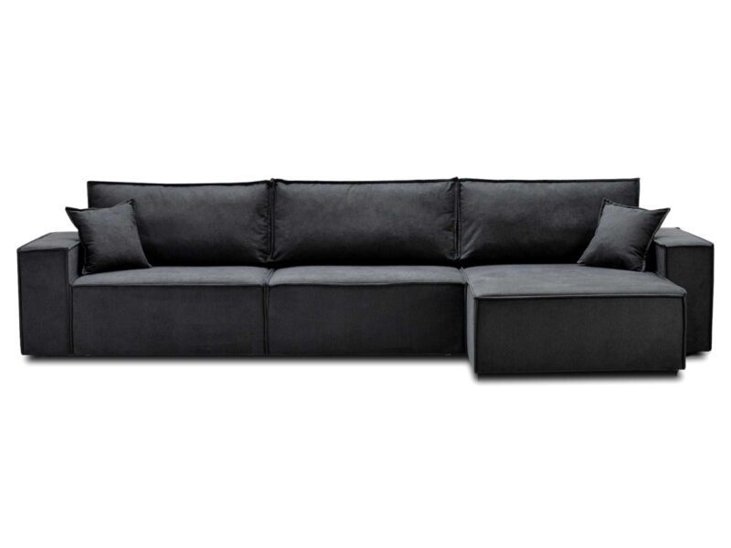 Prawy narożnik loftowy rozkładany do salonu GRANDE