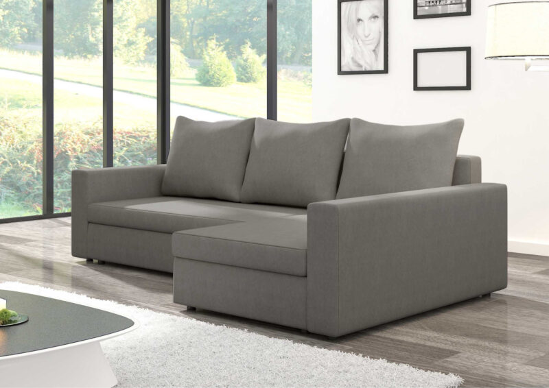 Prawy narożnik rozkładany Arlo 2 Narożnik z prostymi bokami