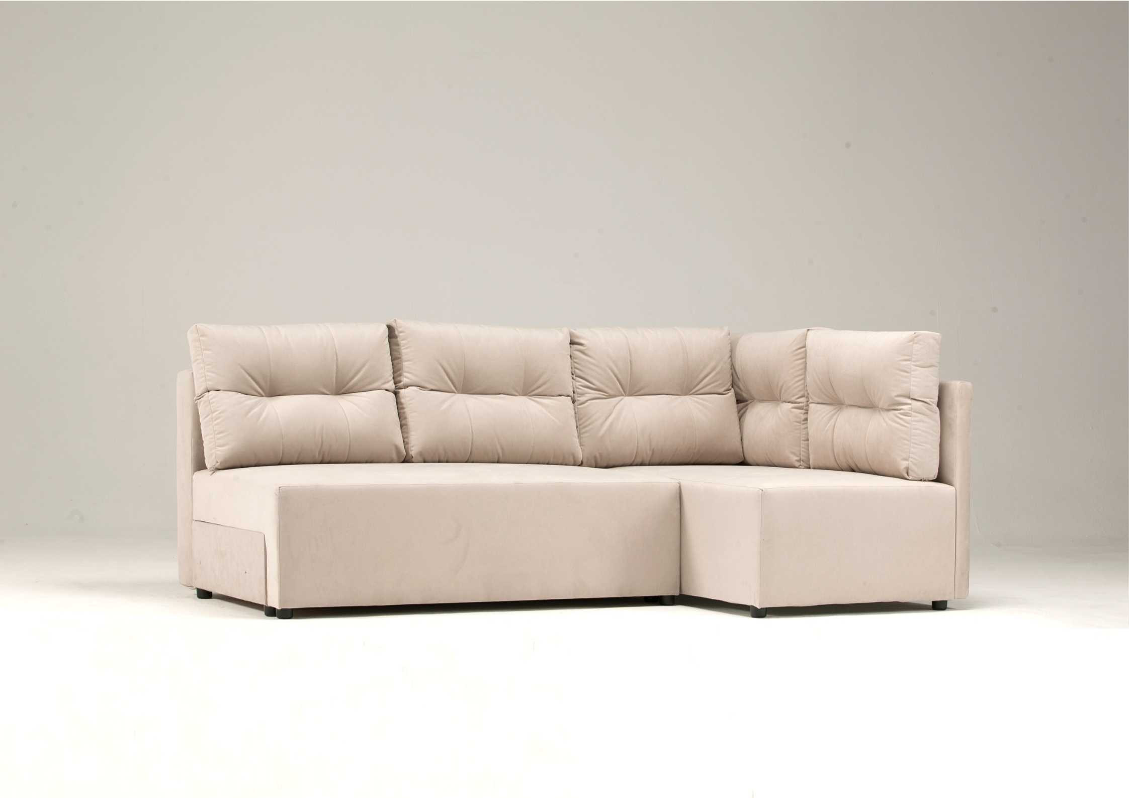 Prawy narożnik skandynawski z pikowanymi poduszkami MONO - obrazek 5