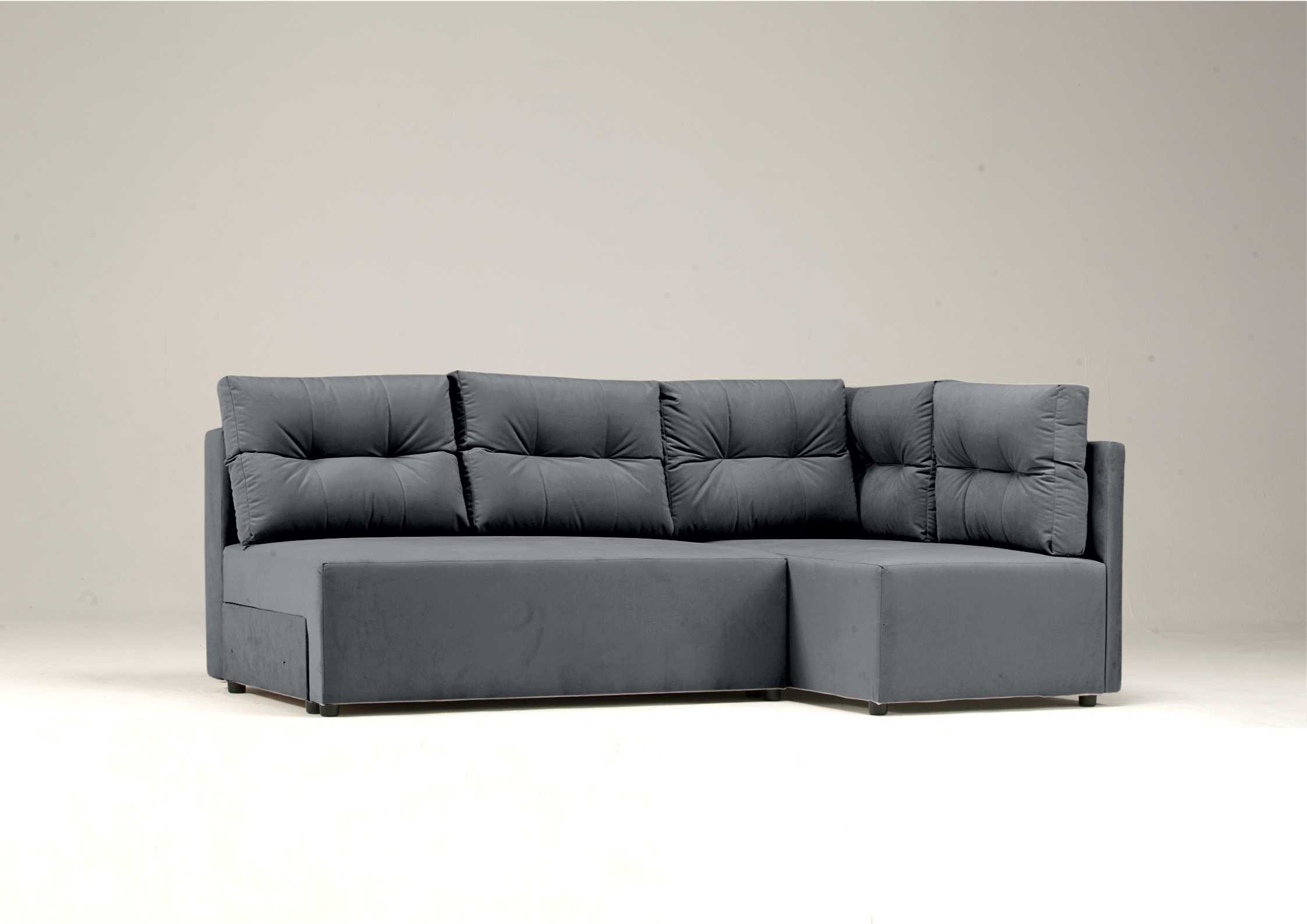 Prawy narożnik skandynawski z pikowanymi poduszkami MONO - obrazek 9