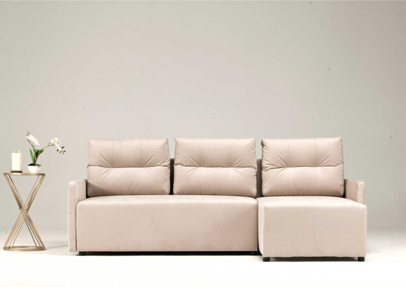 Rogówka rozkładana VERO kanapa narożna z funkcją spania