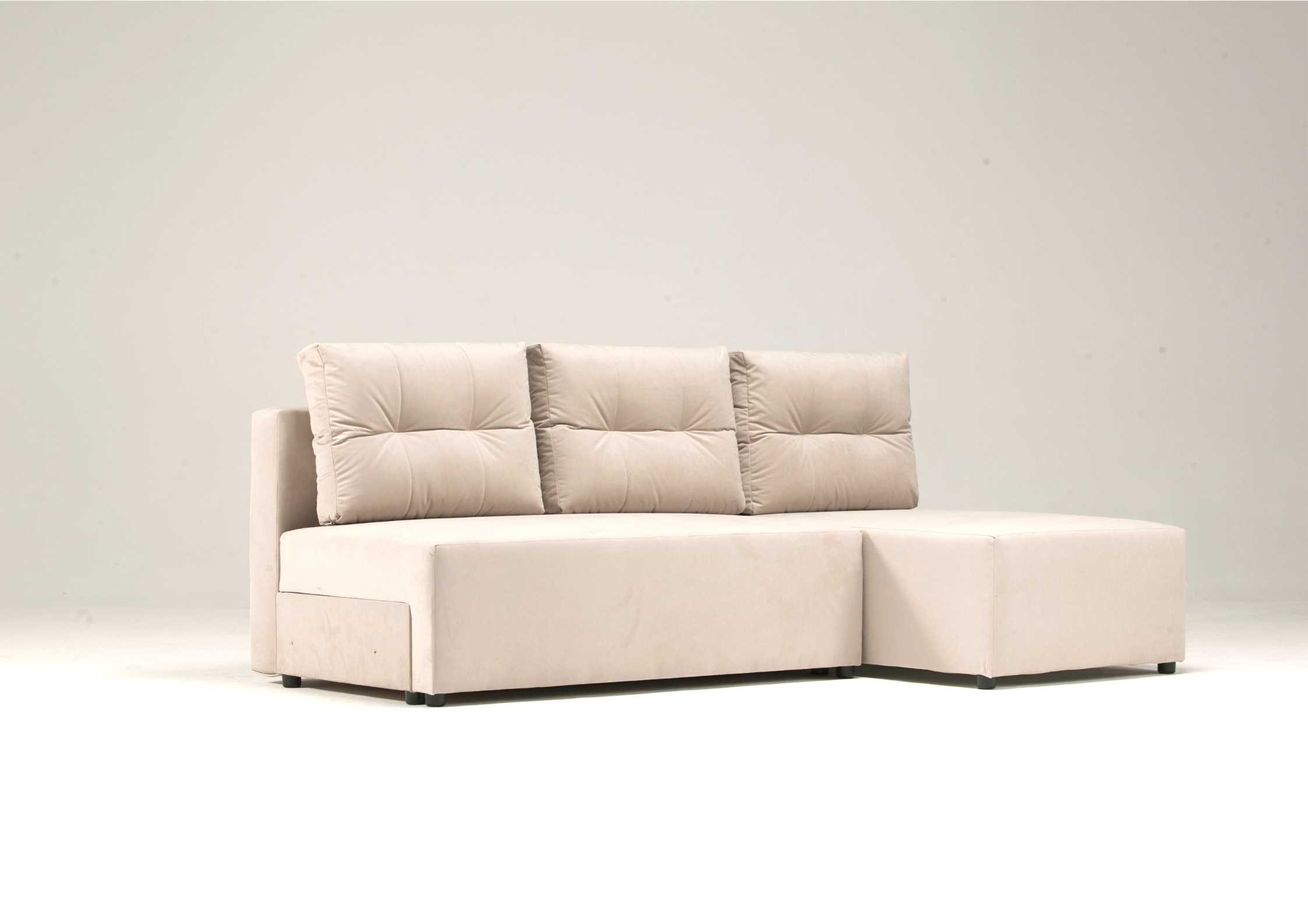 Rozkładany narożnik pokojowy z pikowanymi poduszkami PONO - obrazek 5