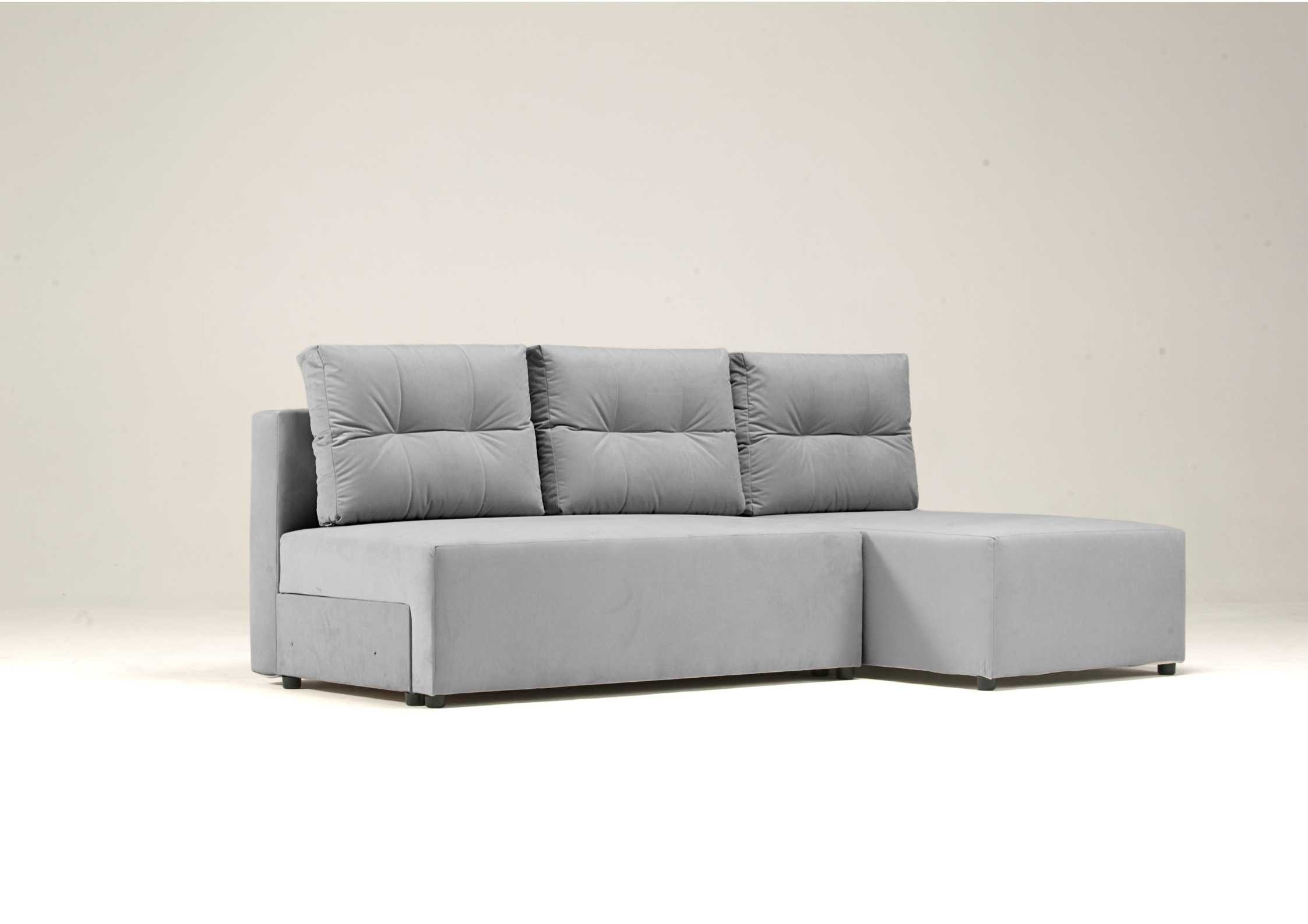 Rozkładany narożnik pokojowy z pikowanymi poduszkami PONO - obrazek 7