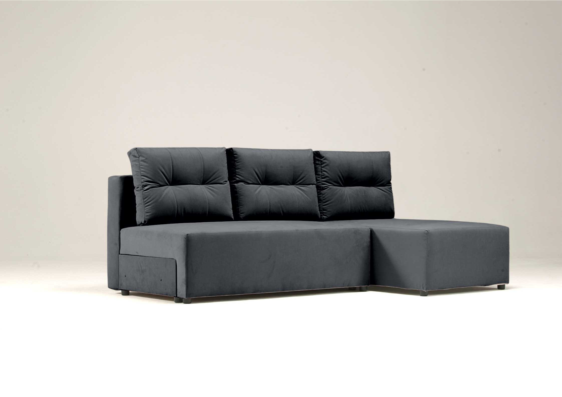 Rozkładany narożnik pokojowy z pikowanymi poduszkami PONO - obrazek 9