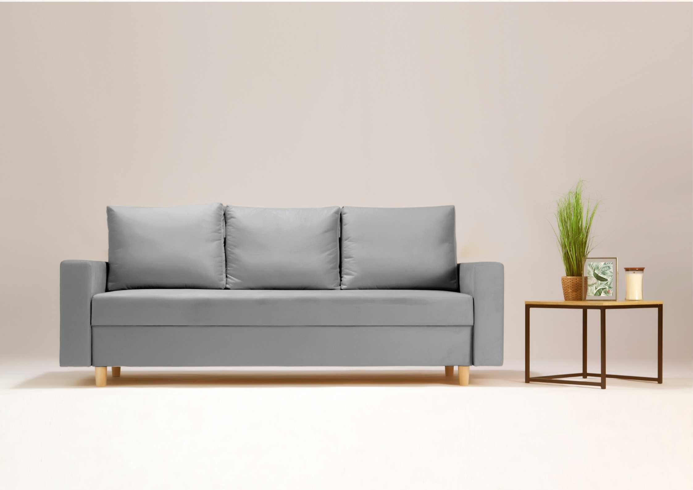 Skandynawska sofa z funkcją spania BEVER - obrazek 6