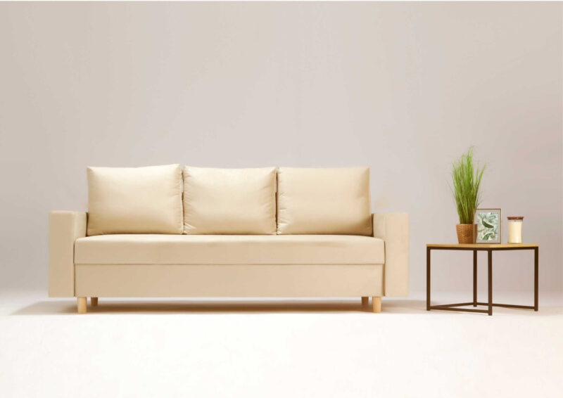 Skandynawska sofa z funkcją spania BEVER