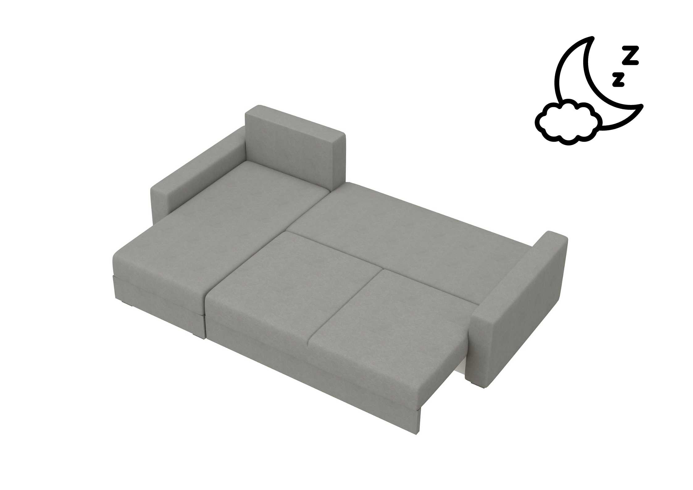 Uniwersalna mała rogówka Daily Kanapa narożna rozkładana - obrazek 3