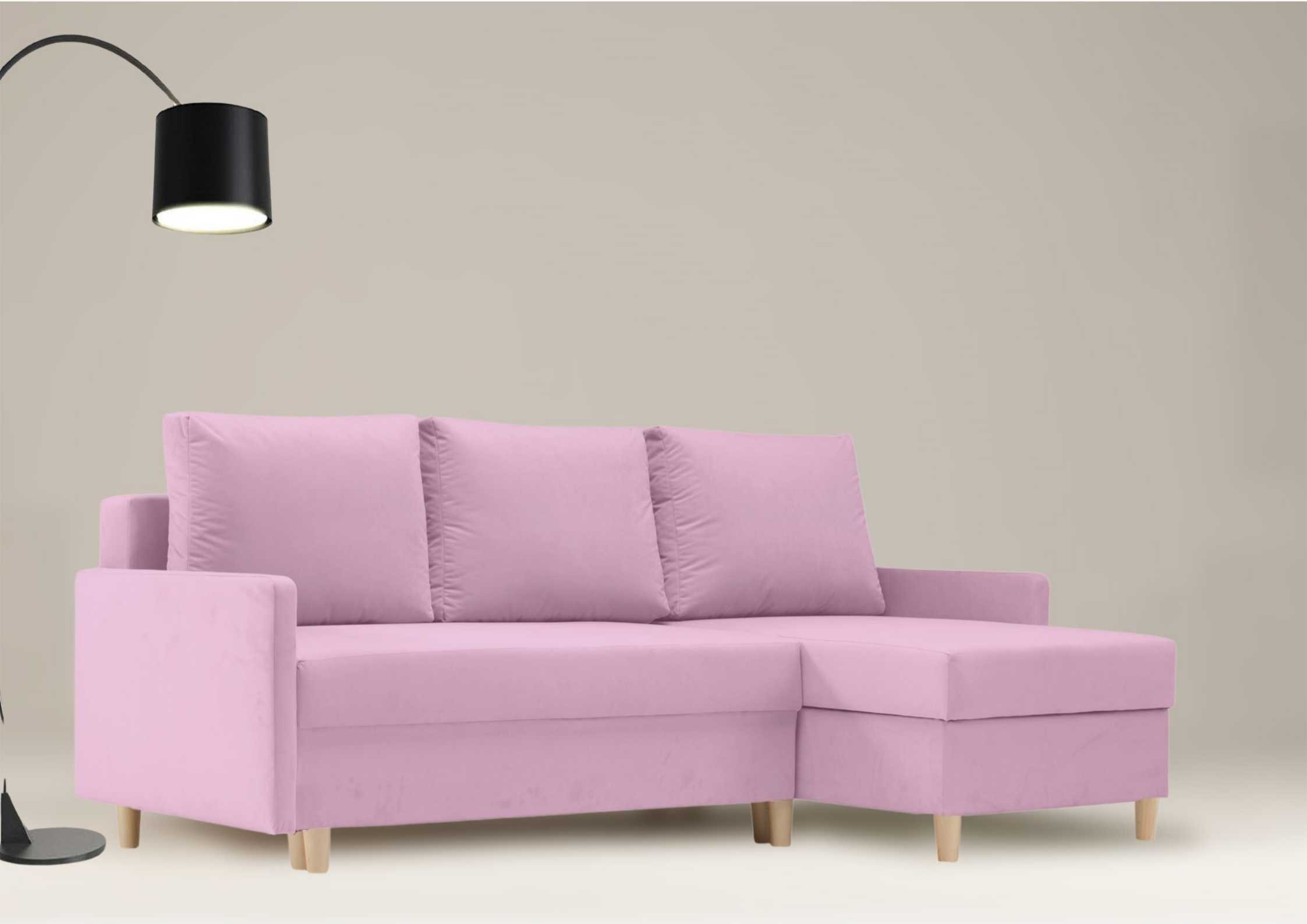 Uniwersalna rogówka w stylu skandynawskim AROSA narożnik z funkcją spania - obrazek 6